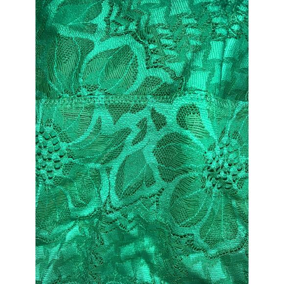 Offline By Aerie Women's Green Floral Lace V-Neck‎ Bralette Size L - Picture 7 of 15